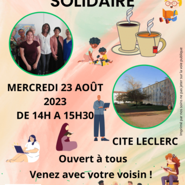Café-thé solidaire à la Cité Leclerc
